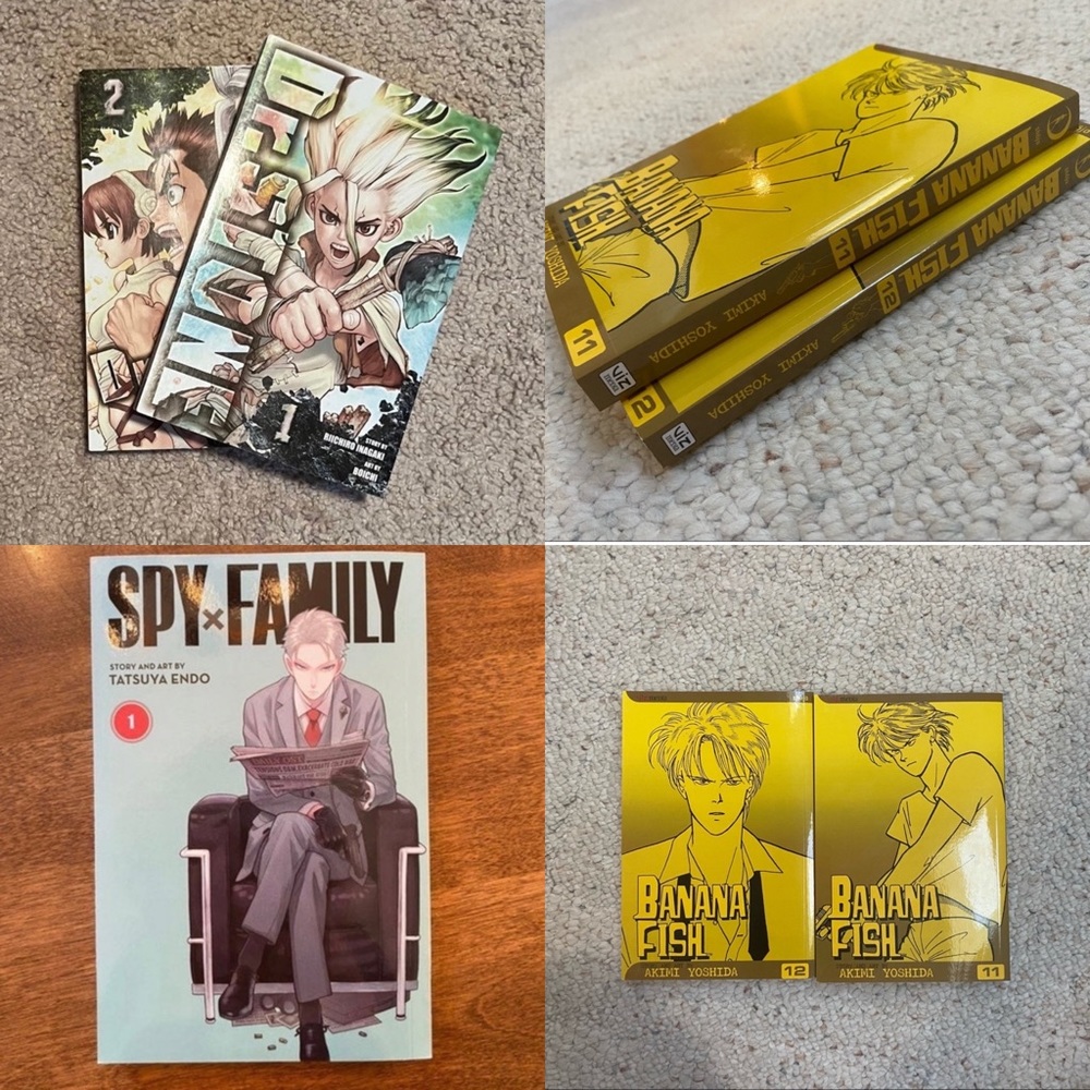 MANGA LOT - 5 english mangas